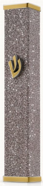 Mezuzah Aluminum Sparkling 8 cm