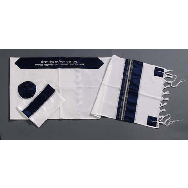Men's Wool Tallit For Jewish Prayer
