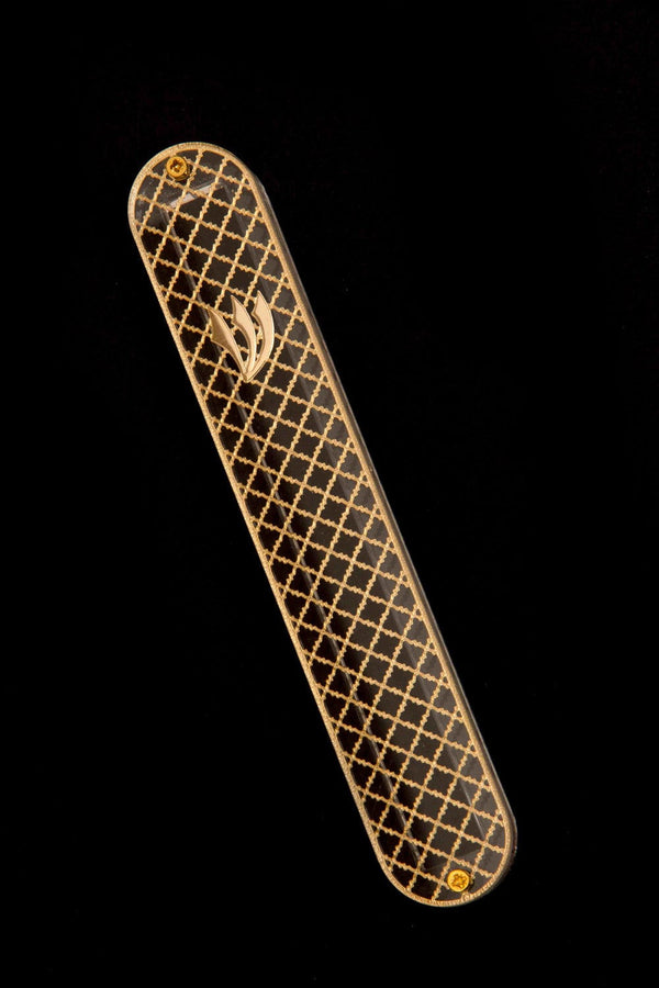 Acrylic Mezuzah With Gold 15 cm-0