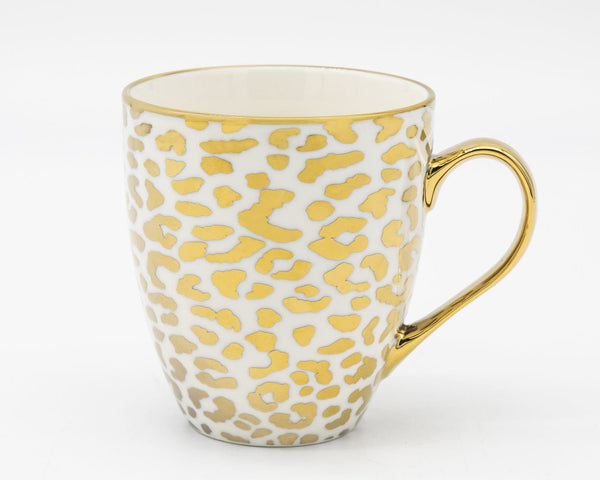 19oz Gold Leopard Print Mug-0