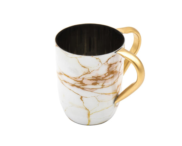 White Gold Marble Washcup-0