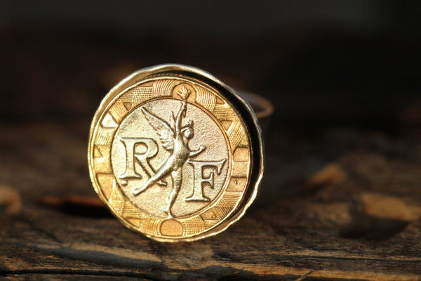 4th Revolution World Ring - French Coin Ring RINGS 