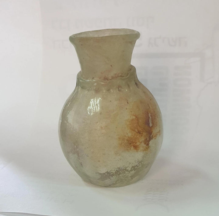 500 C.E Ancient Roman Glass Vessel 