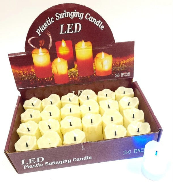 LED plastic candles 5 cm-0