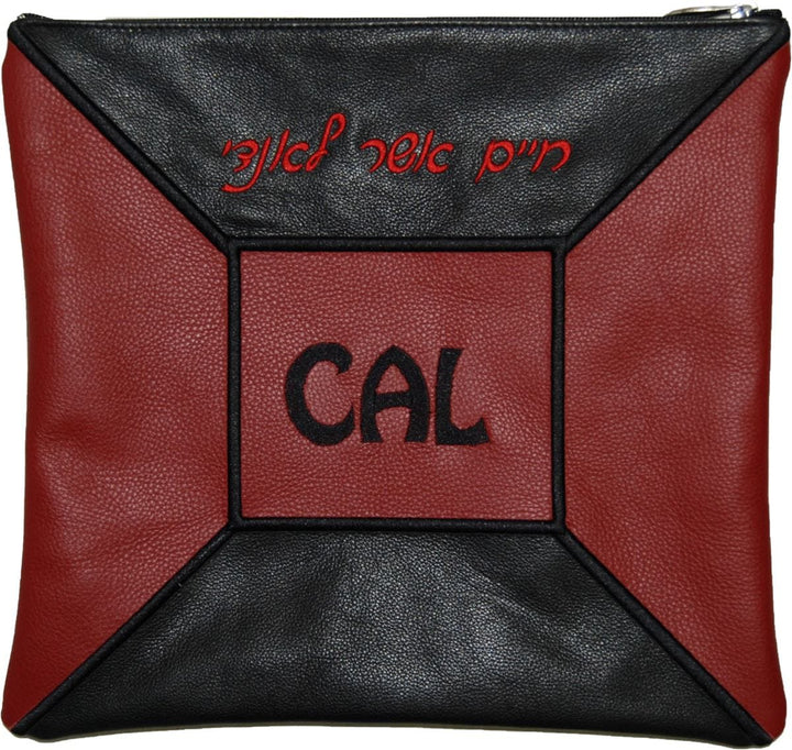 525G-C Tallis/Tefillin Bags Tefillin Black & Red Red & Black