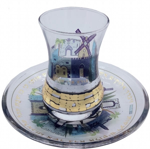 Kiddush Cup Glass Decoration