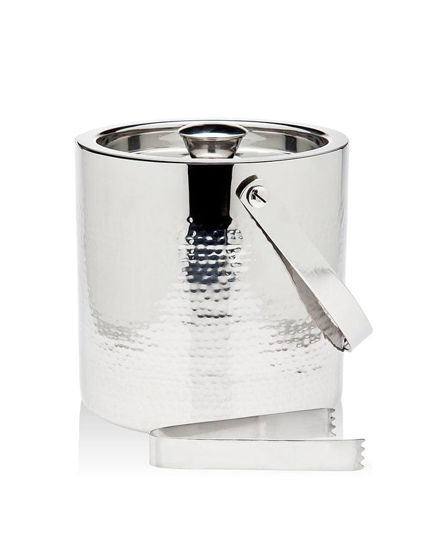 Hammered Dw Ice Bucket W/tong