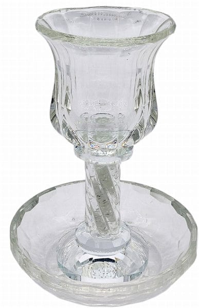 Kiddush Cup Crystal Lotus