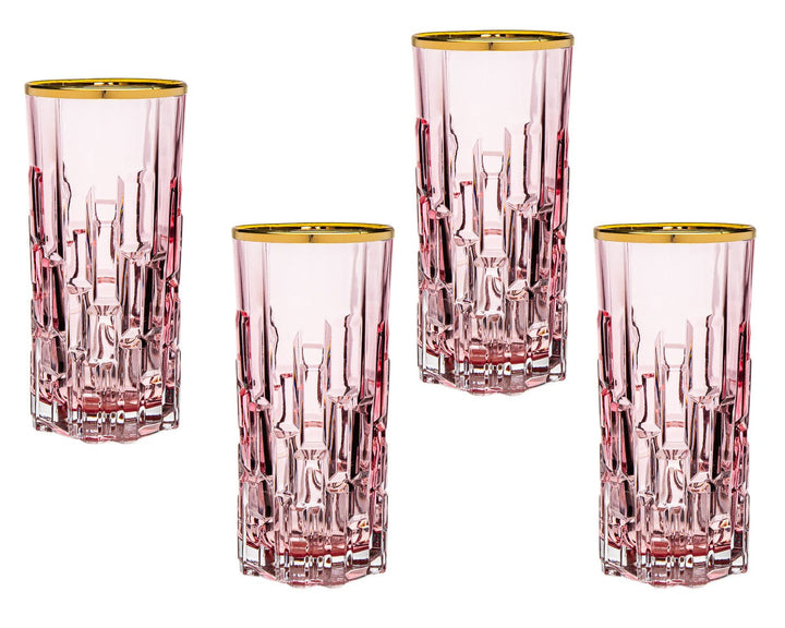 Milana - Goblet S/4 Clr Goldri-5