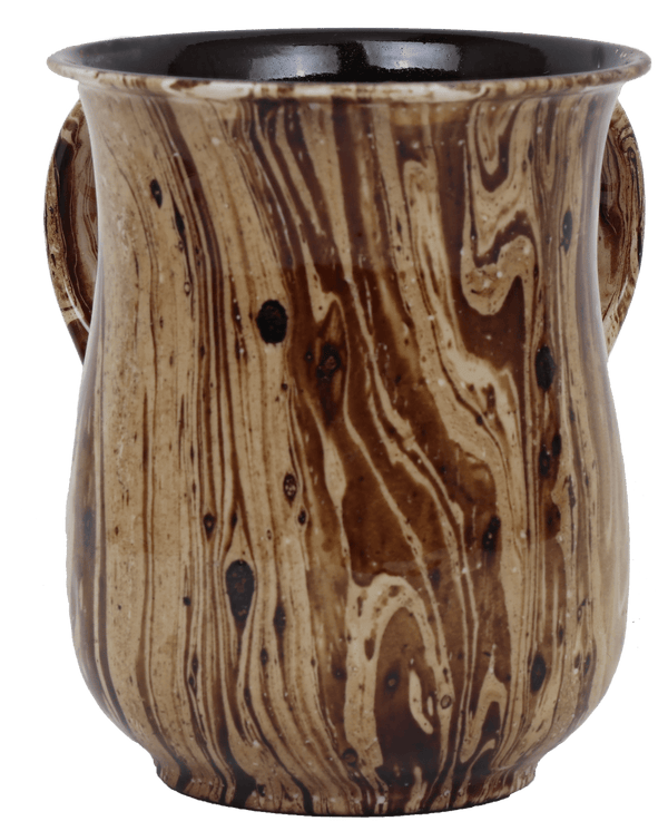 Washing Cup Marble Brown-0
