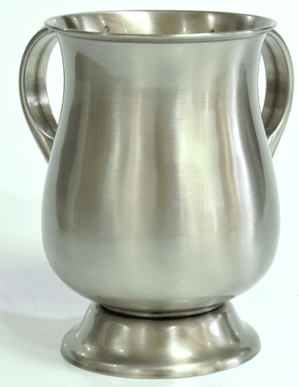 Washing Cup Stainless Steel Pewter Color-0