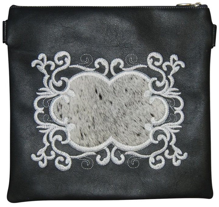 575H-M Tallis/Tefillin Bags Tefillin Silver Charcoal & Black & White Speckled Fur