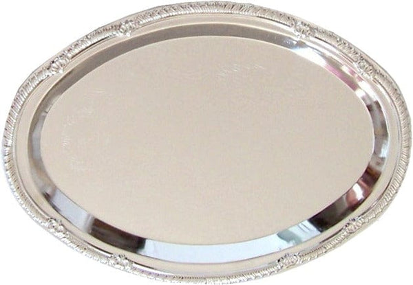 Nickel Tray Oval Shape 8.75x12 "-0