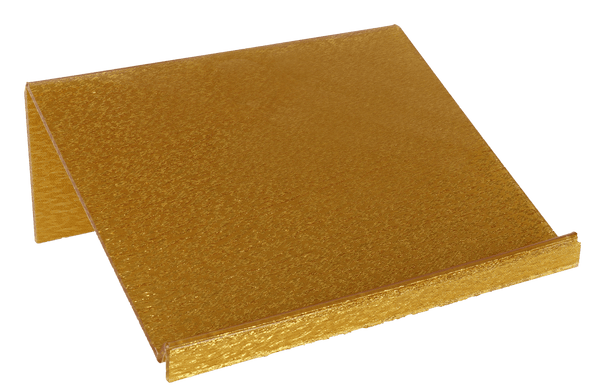 Acrylic Gold Glitter Shtender 11.8 x 9"-0