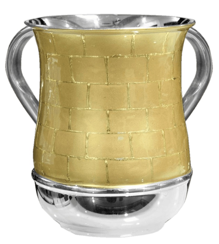 Stainless Steel Wash Cup - Golden Bricks-0
