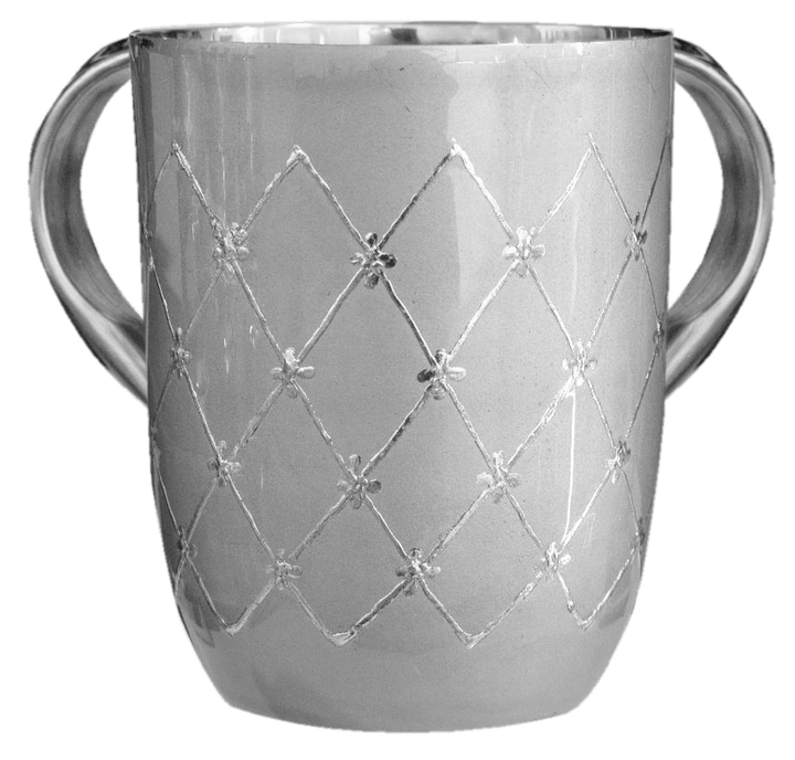 Stainless Steel Wash Cup - Diamonds-0