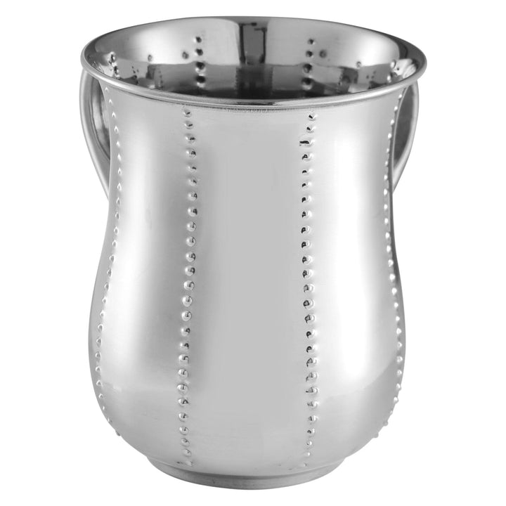 Stainless Steel Washing Cup Shinny With Doted Stripes-0