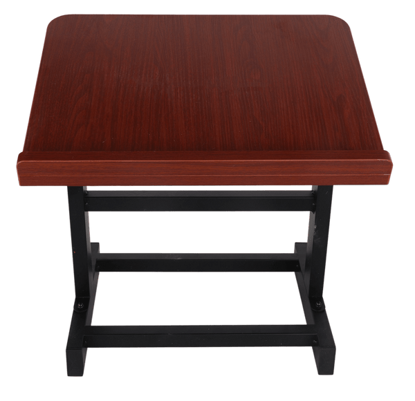 Mahogany Table Top Shtender with Metal Legs 12.5" H top 12x16"-0