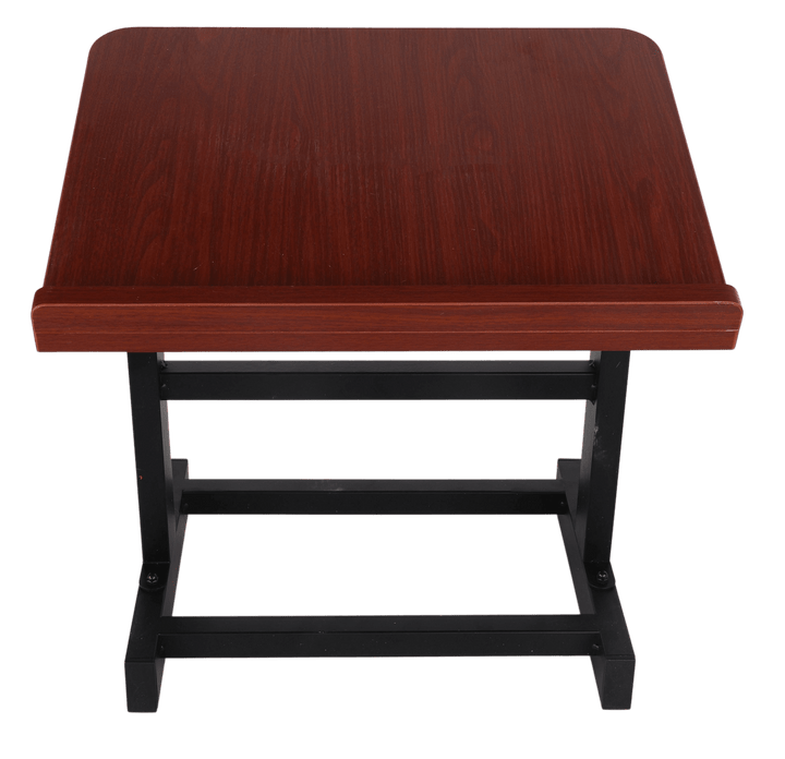Mahogany Table Top Shtender with Metal Legs 12.5" H top 12x16"-0