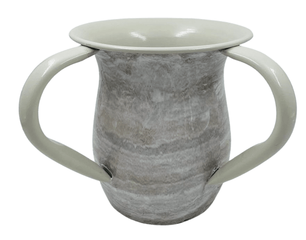Washing Cup Beige Marble-0
