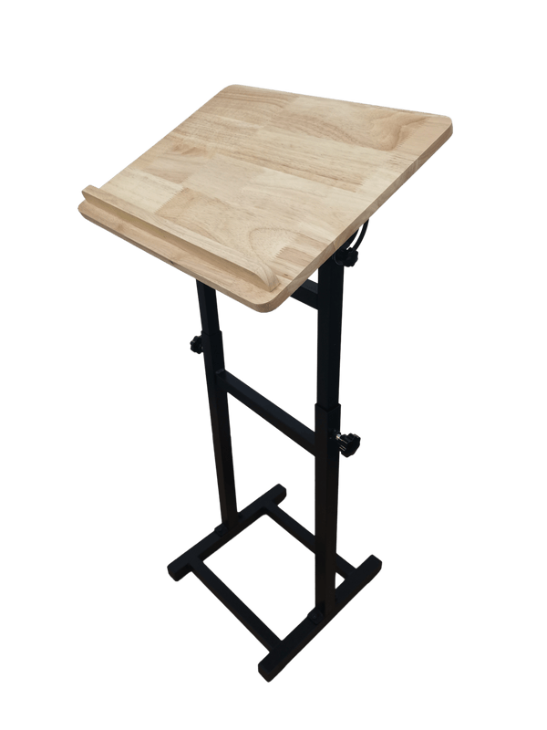 Assembled Wooden Book Stand/Shtender Light Oak - Adjustable Height up to 43"-0