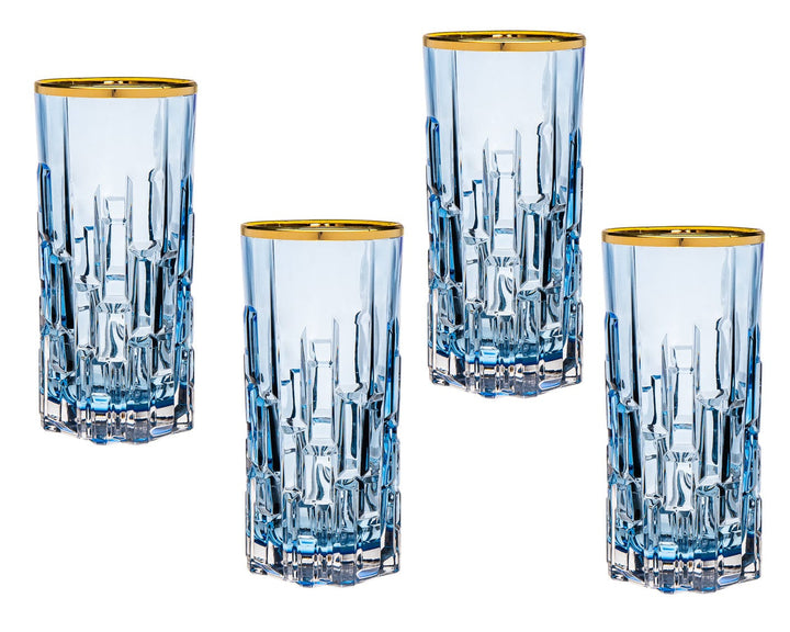 Milana - Goblet S/4 Clr Goldri-4