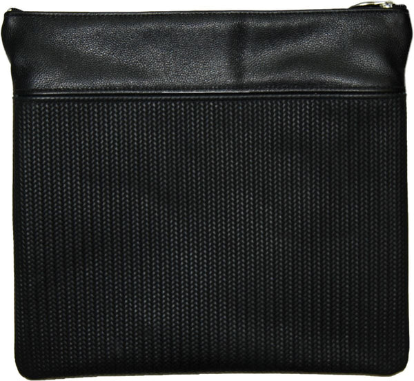 670F-BK Tallis/Tefillin Bags Tefillin Black Weave & Black 