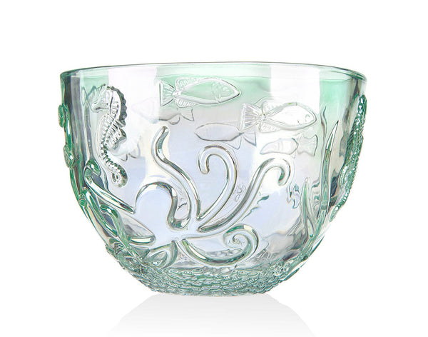 Oceana Bowl Iridescent Green