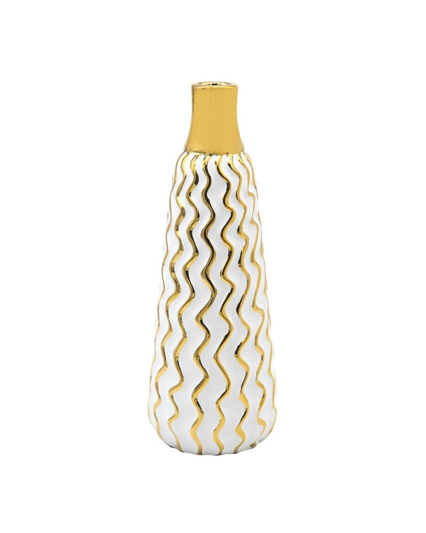 Aurora Gold Squiggle Vase-0