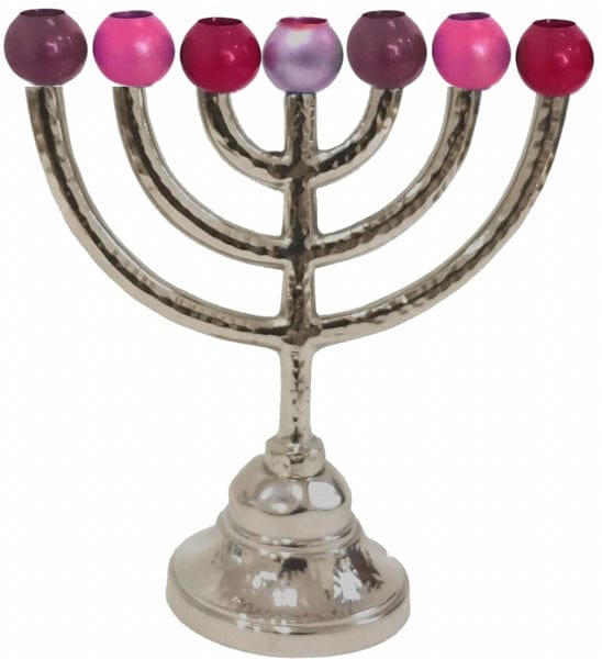 Menorah Classic Hammered and Anodized