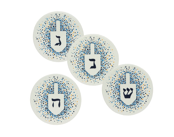 Driedel Set Of 4 Coasters-0