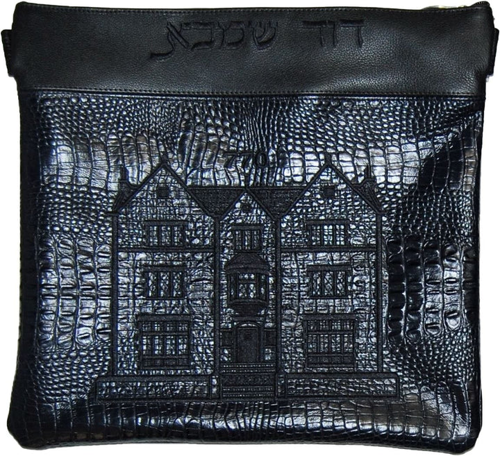 770F-BK Tallis/Tefillin Bags Tefillin Black Black Croc & Black