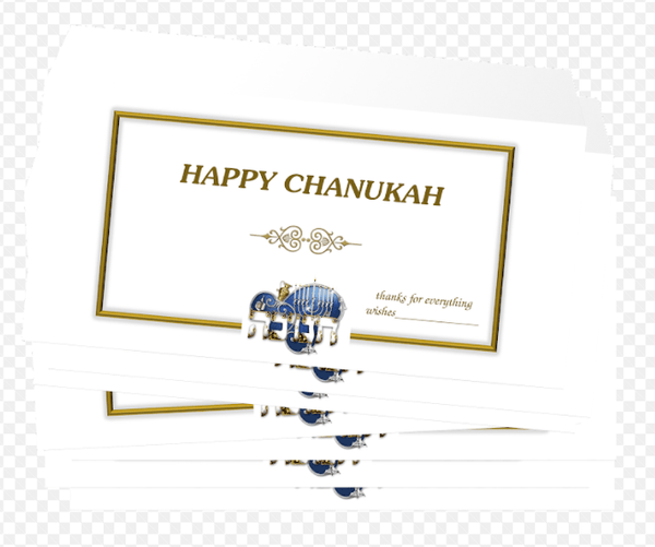 Chanukah Tip Envelope 10 Pack English-0