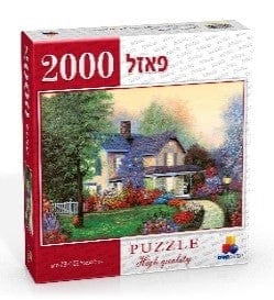 Dreamy flower garden - 2000 pieces jigsaw puzzle-0