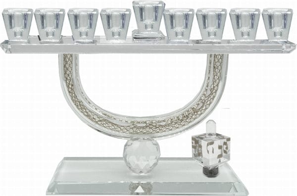 Chanukah Menorah Crystal