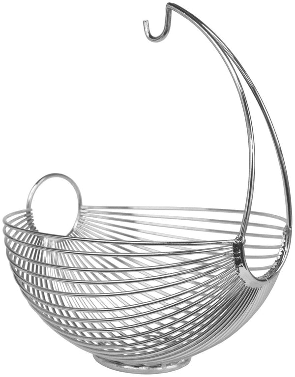 Banana Hanger Basket Silver-0