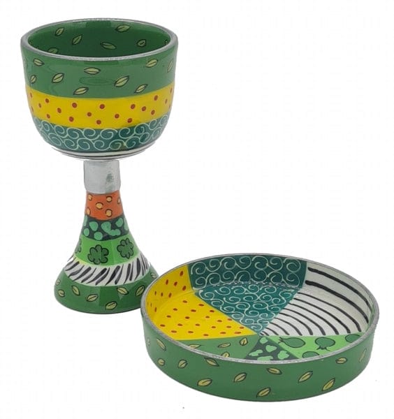 Kiddush Cup Green