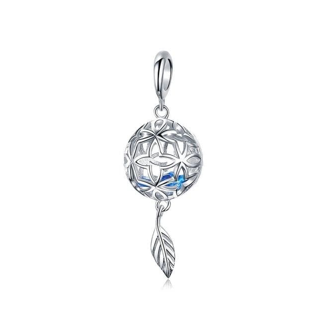 925 Sterling Silver Blue Crystals Hamsa & Jewish Charms Fit Pandora Original Bracelet Jewelry ECC1123 China 