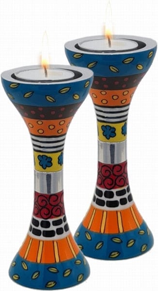 Candle Holders 12 Cm Turquoise