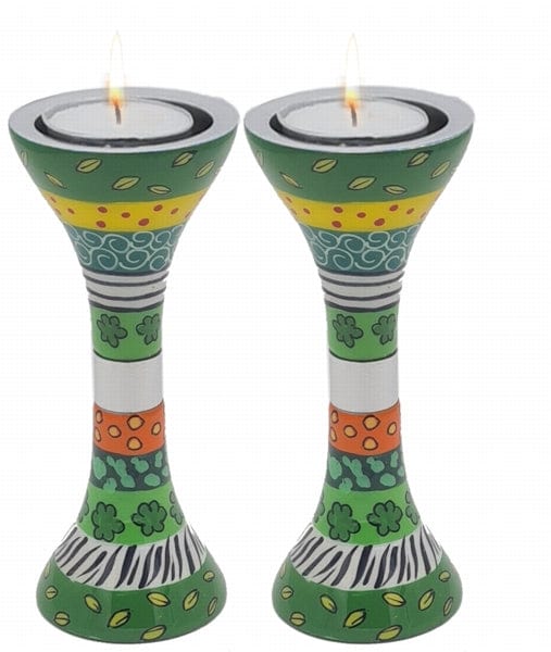 Candle Holders 12 Cm Green