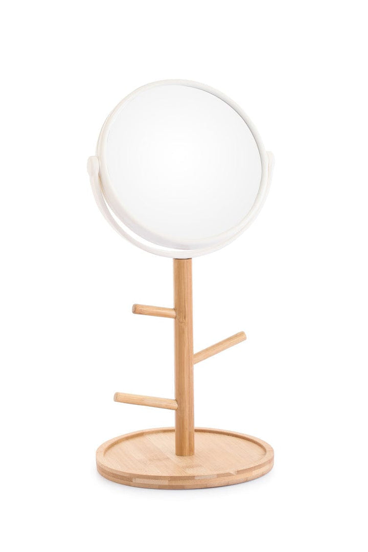 Bamboo Standing Mirror/tray-0