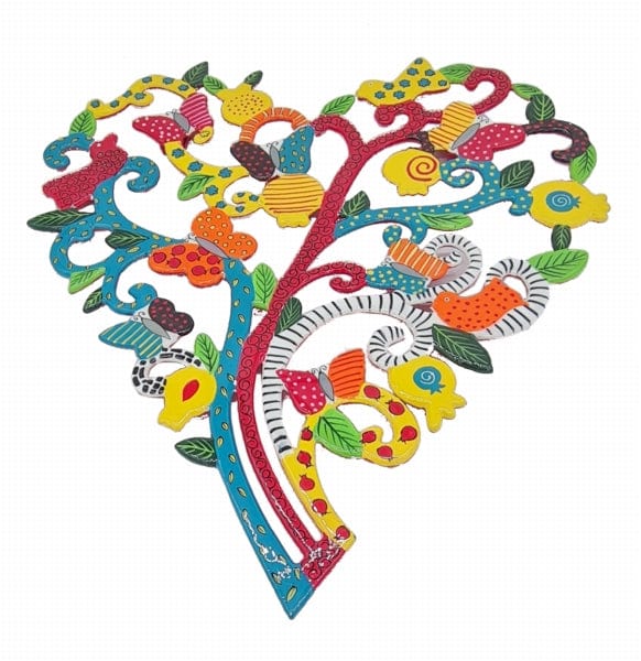 Heart Tree Wall art Burgundy