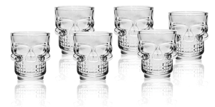 Skull Shot Glasses S/6 Luster-1