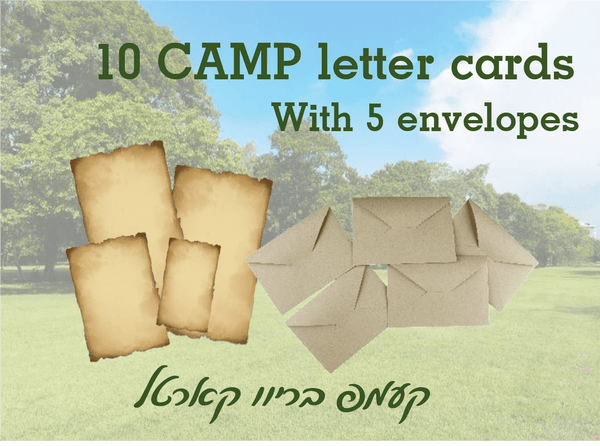 pack of 10 Kids letters  for  Camp With Envelopes-0