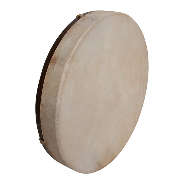DOBANI Pretuned Goatskin Head Wood Frame Drum w/ Beater 14"x2"-1