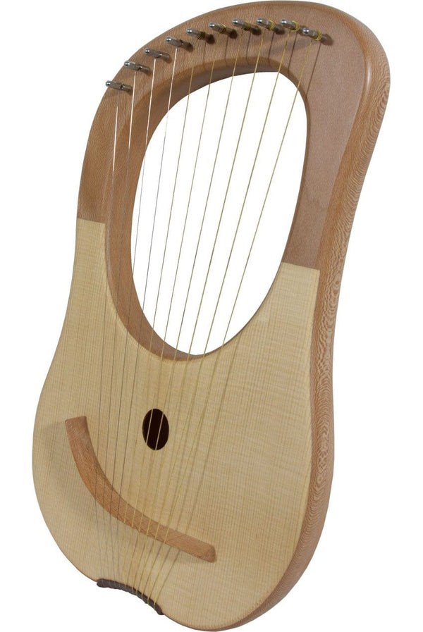 Lyre Harp 10-String, Lacewood-1