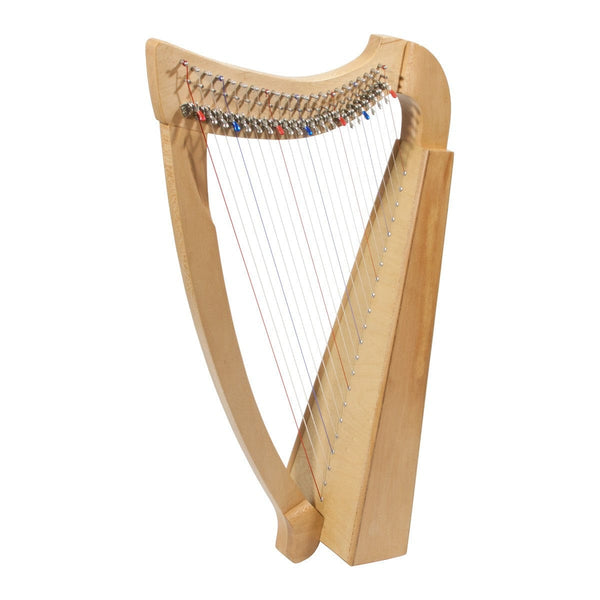 Roosebeck 22-String Lacewood Harp Chelby Levers Natural *Blemished -2-1