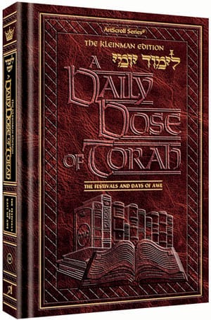 A daily dose of torah-festivals & days of awe Jewish Books 
