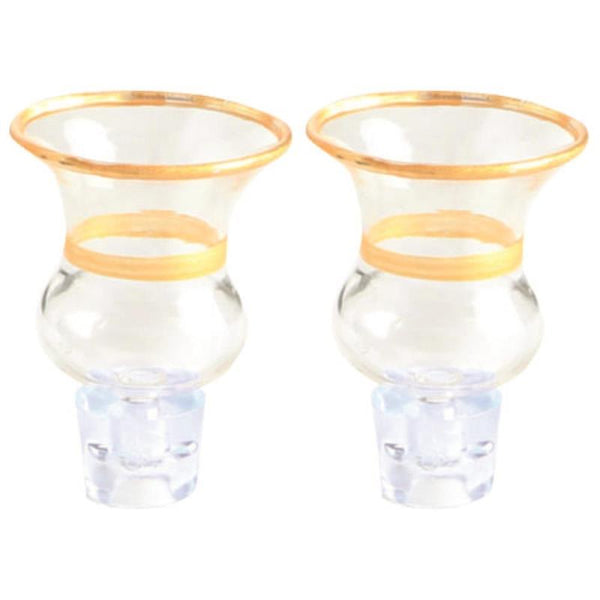 A Pair Of Oil Cups 4*5.5 Cm 5454 