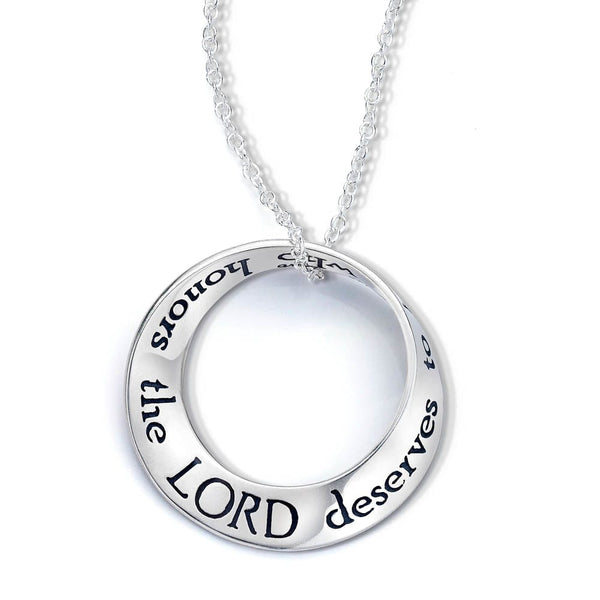 A Woman Who Honors the Lord - Proverbs 31:30 Necklace 
